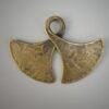Gold Alloy Double Axe Pendant 'Taka' From Flores Indonesia - Image 5