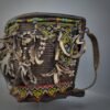 Borneo Dayak Baby Carrier With Wild Boart Tusk, Shells And Beads - Image 3