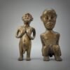 Primitive Brass Male figure Couple - Image 2