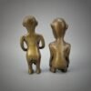 Primitive Brass Male figure Couple - Image 5