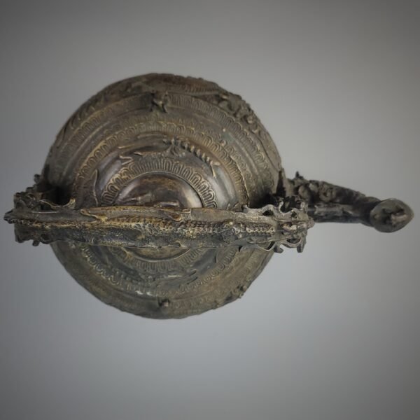 Antique Brass Sarawak-Brunei Kettle With Dragon and Animals - Image 10