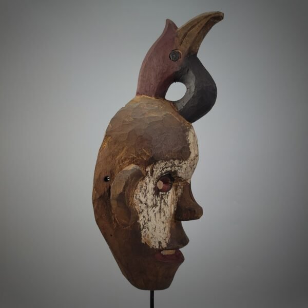 Bidayuh Mualang Ceremonial Mask from West Borneo - Image 8