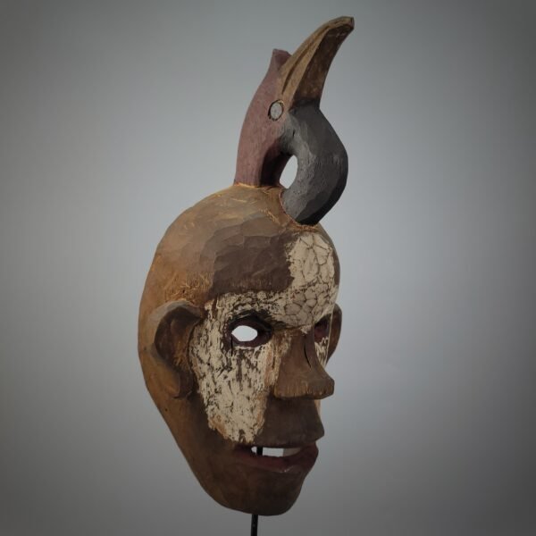 Bidayuh Mualang Ceremonial Mask from West Borneo - Image 6