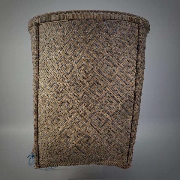 Old Borneo Dayak Wedding Basket with Geometric Patterns ' Solong ' - Image 2
