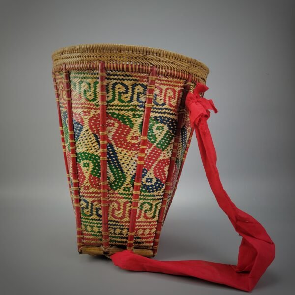 Dayak Lundayeh Ceremonial Rattan Basket ‘Tayen’ - Image 4