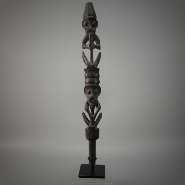 Borneo Dayak Ritual Healing Stick from Ironwood - Image 2