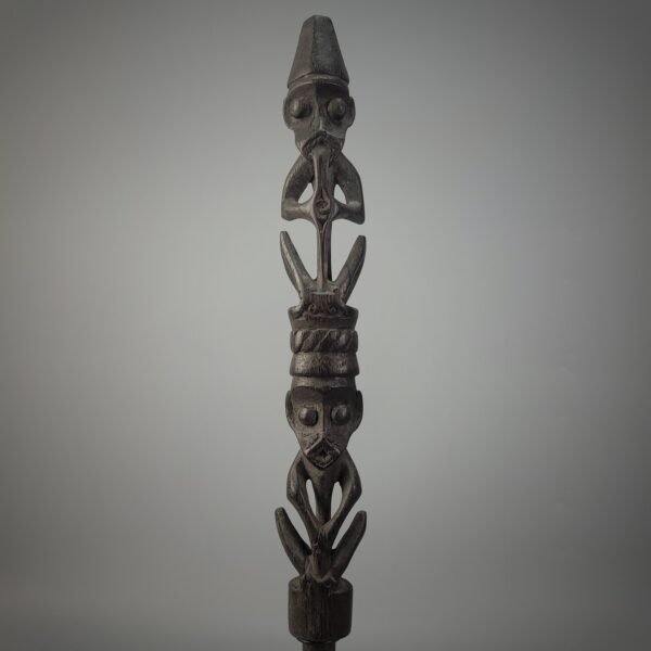 Borneo Dayak Ritual Healing Stick from Ironwood