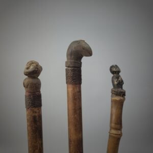 3 Borneo Dayak Bamboo Medicine Container