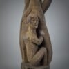 Old Borneo Dayak Iban Ceremonial Sculpture / Totem Pole (Belian) - Image 12
