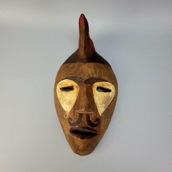 Dayak Bidayuh Ritual Mask For Men With Hornbill Head - Image 2