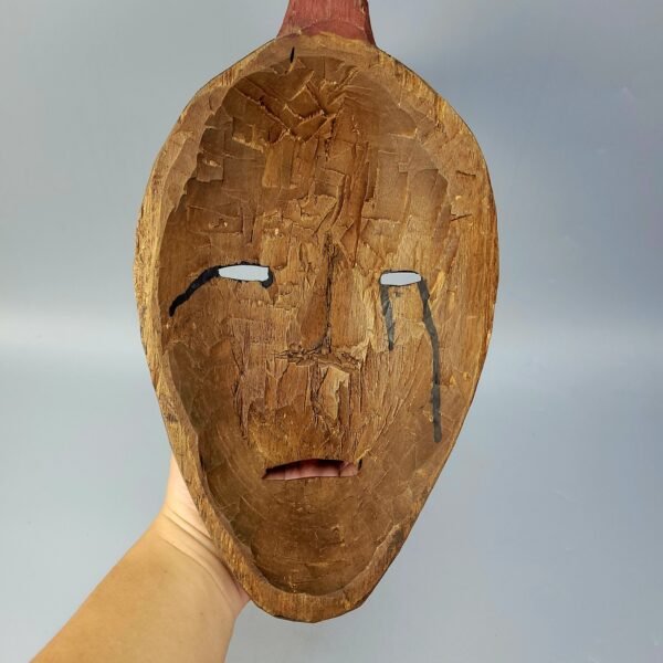 Dayak Bidayuh Ritual Mask For Men With Hornbill Head - Image 5