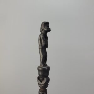 Unusual Borneo Iban Tun Tun with Standing Figure