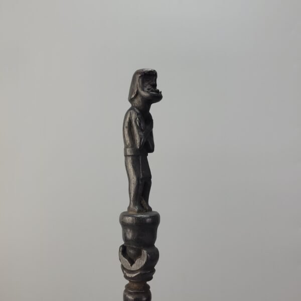 Unusual Borneo Iban Tun Tun with Standing Figure