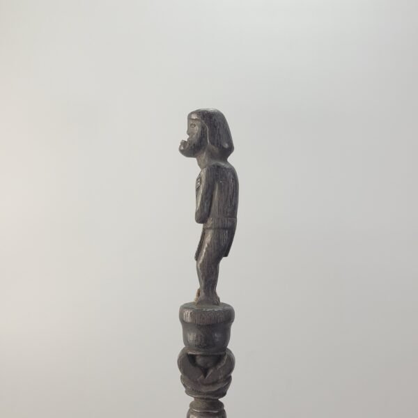 Unusual Borneo Iban Tun Tun with Standing Figure - Image 7