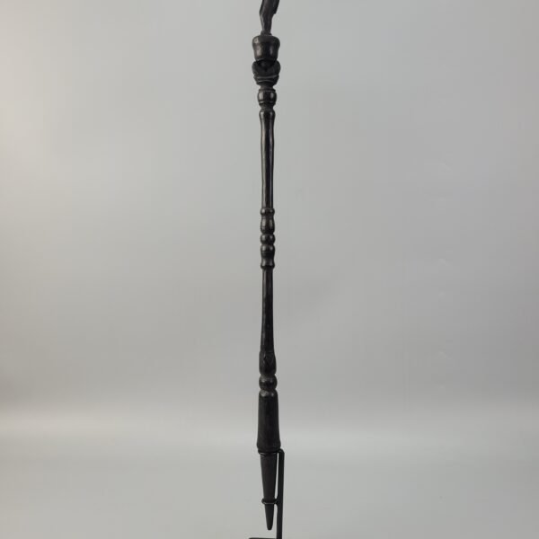 Unusual Borneo Iban Tun Tun with Standing Figure - Image 9