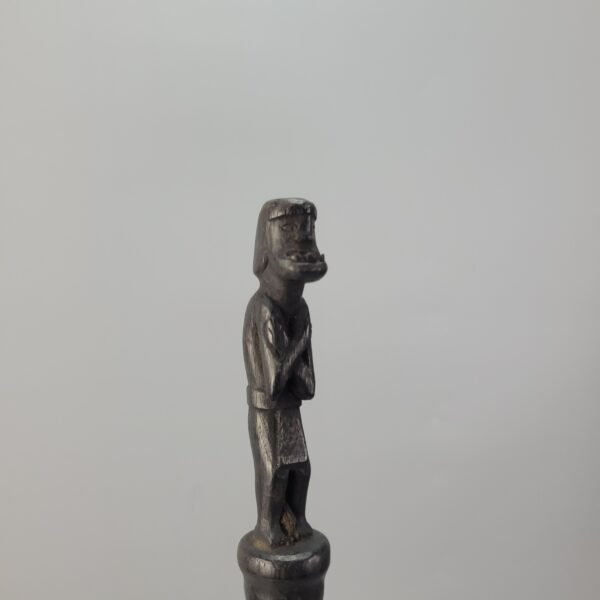 Unusual Borneo Iban Tun Tun with Standing Figure - Image 10