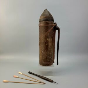 Old Borneo Dayak Iban Dart Quiver Complete with Flayer Tools
