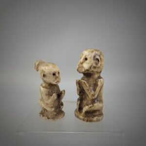 A Pair of Antique Dayak Iban Fertility Charms