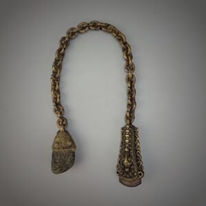 Brass Batak Fire Starter Amulet Charm ' Santik '