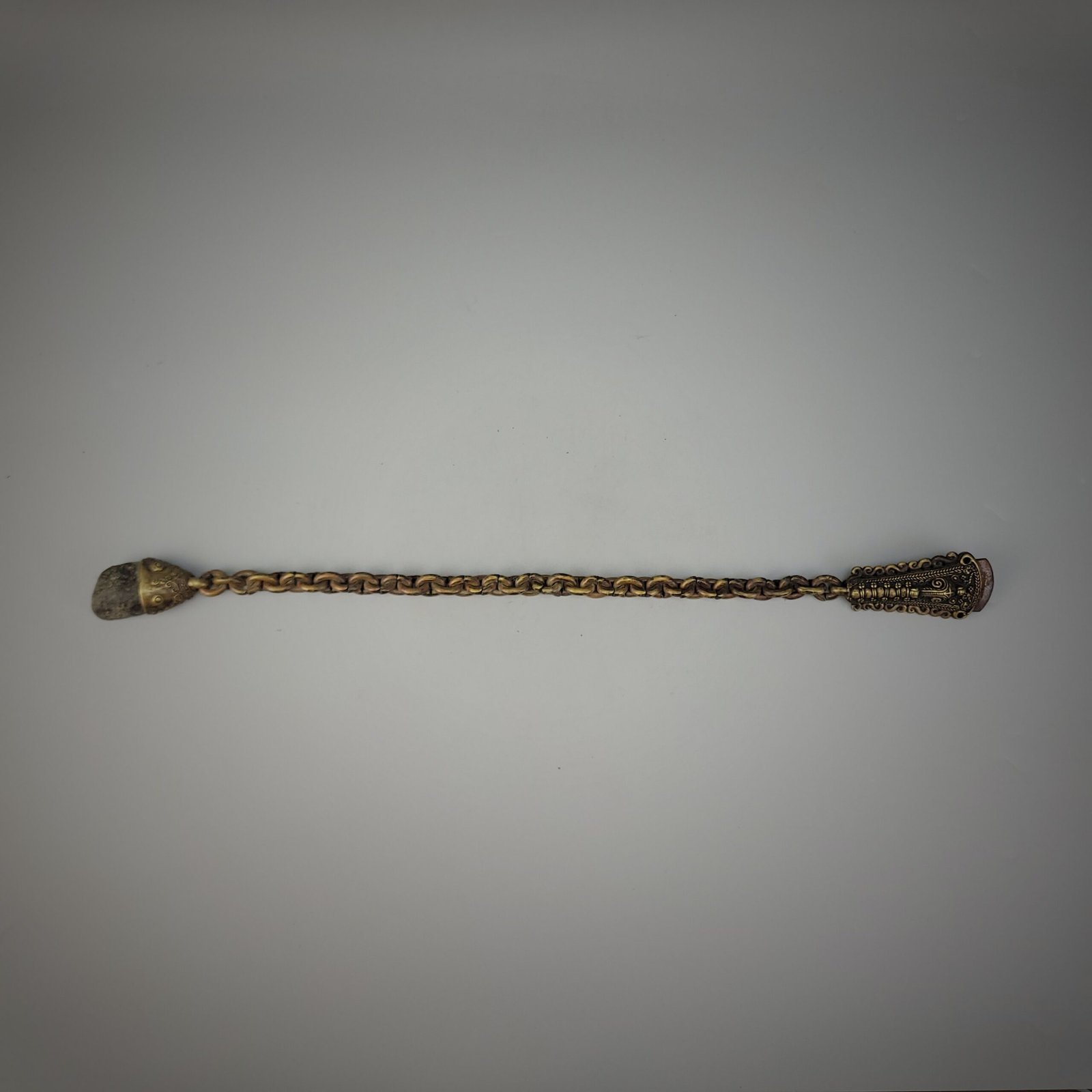 Brass Batak Fire Starter Amulet Charm ' Santik ' - Image 8