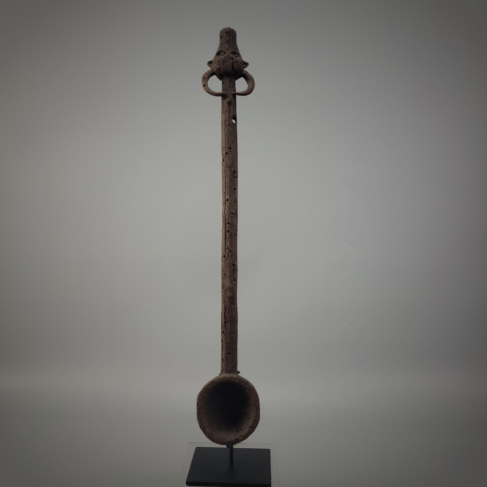Wooden Toraja Buffalo Ceremonial Spoon/ Ladder - Image 2