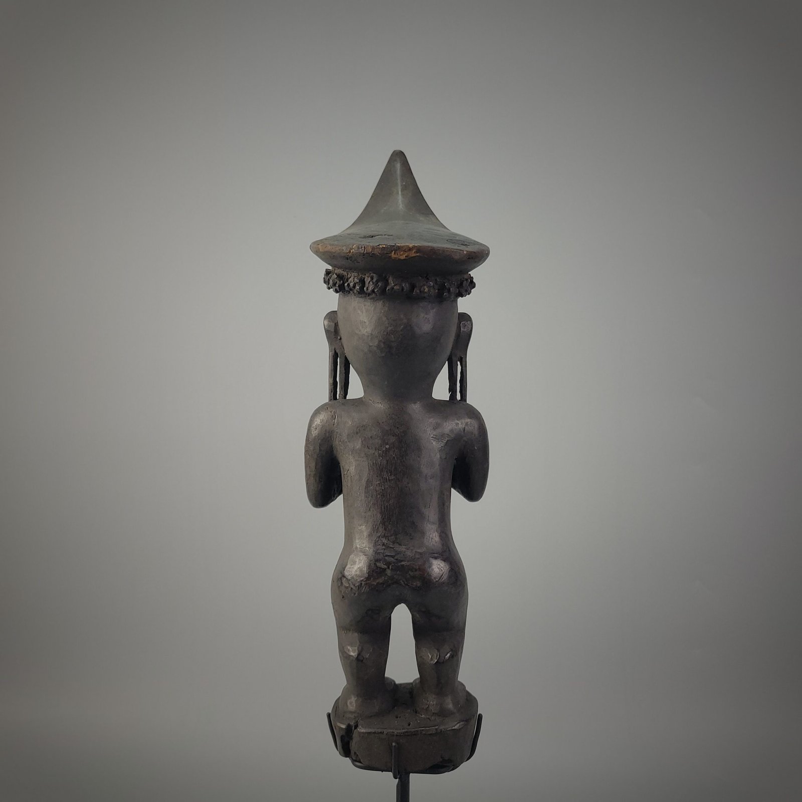 Nias Adu Zatua Female Carved Wooden Figure - Image 7
