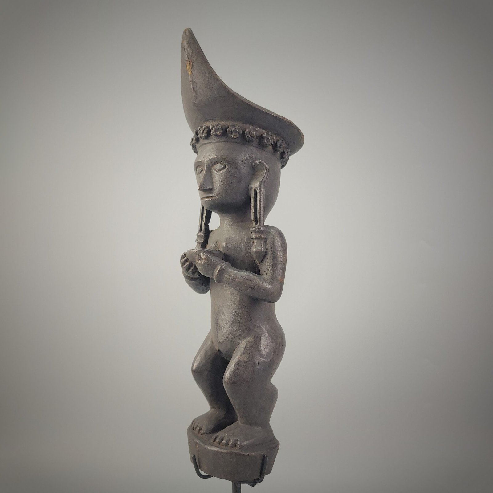 Nias Adu Zatua Female Carved Wooden Figure