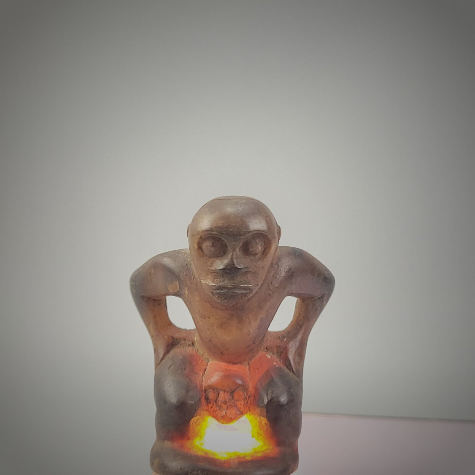 Borneo Dayak Charm From Amber / Borneo Copal - Image 6