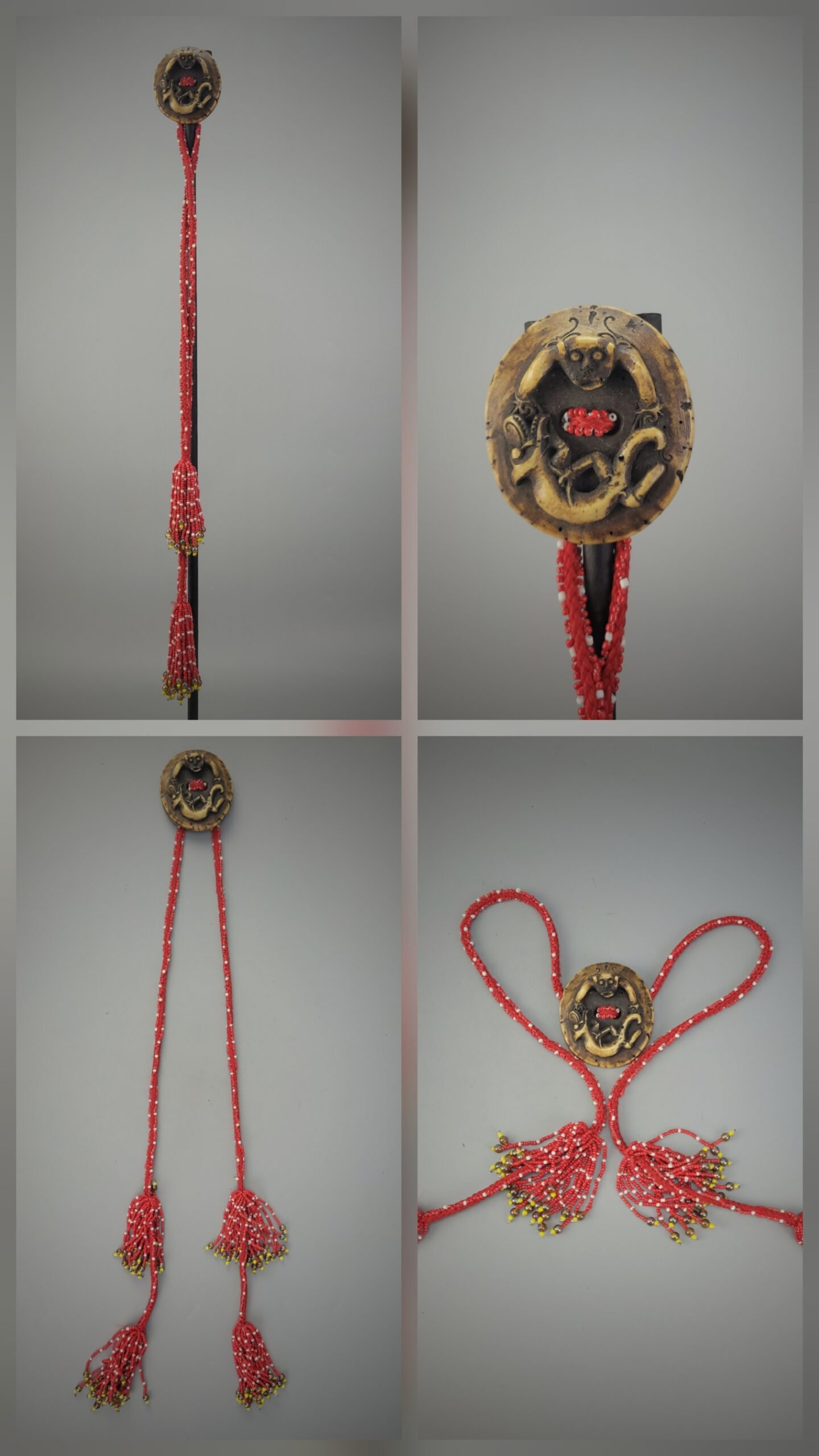 Borneo Dayak Mandau Charm / Toggle - Image 2
