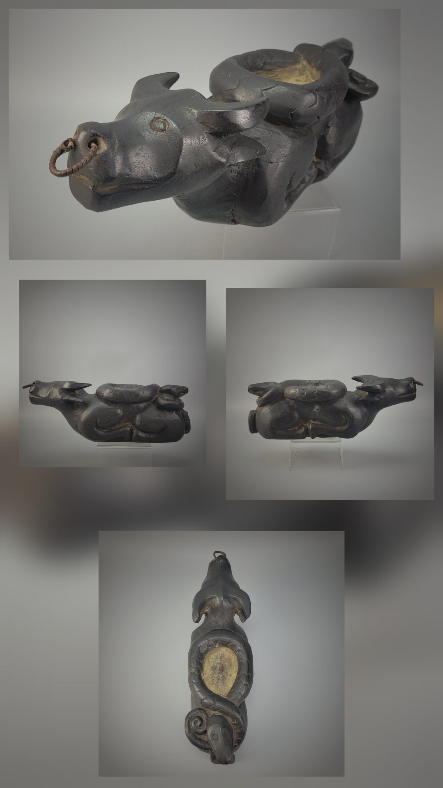 Dayak Ceremonial Mortar For Antidote