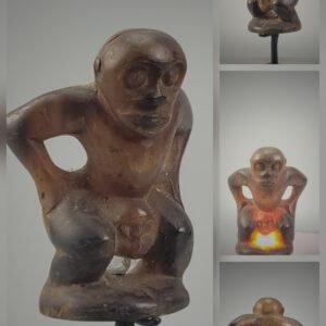 Borneo Dayak Charm From Amber / Borneo Copal