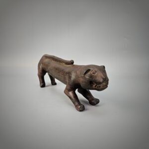 Old Dayak Tiger Sculpture / Macan