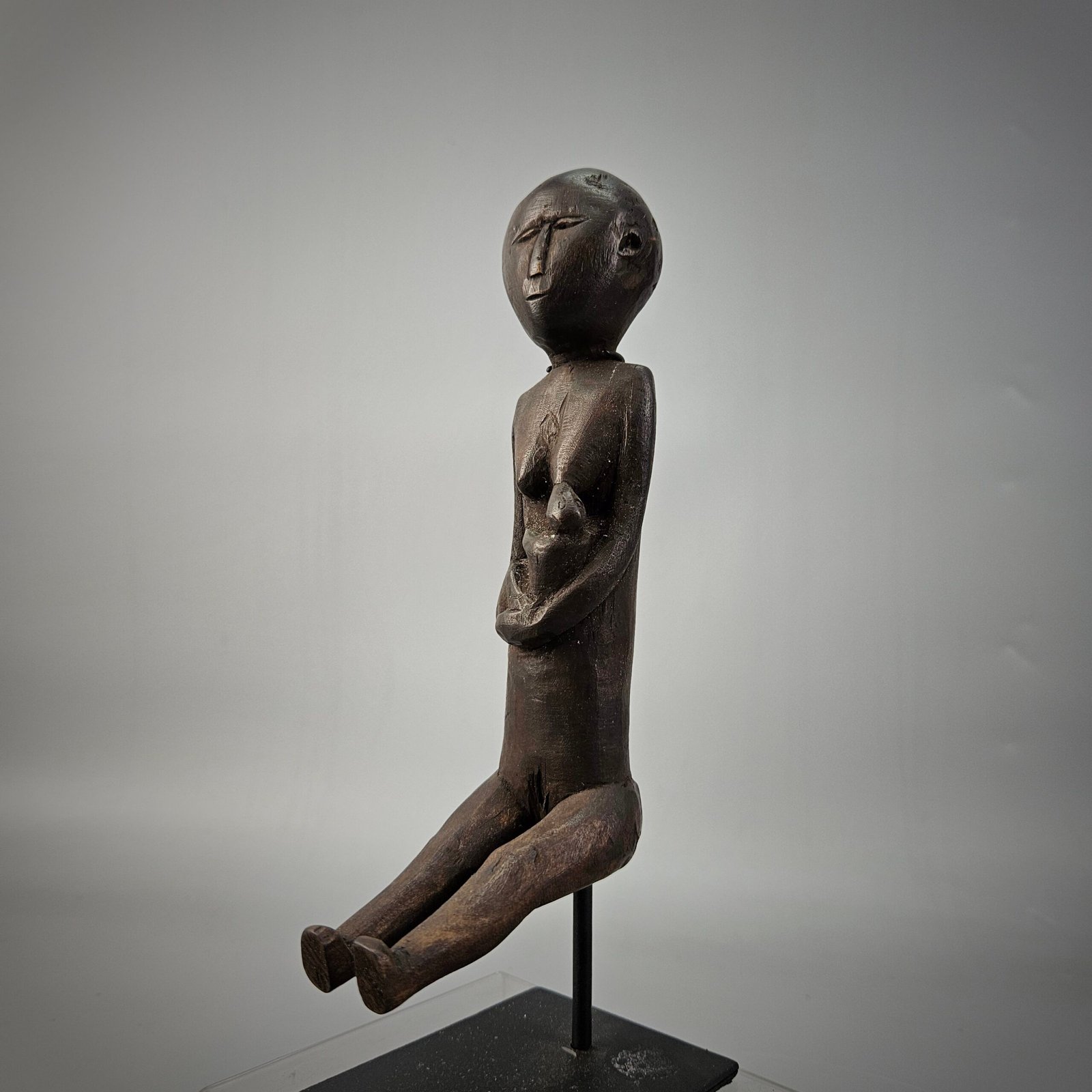 Mother and Child Figure From Sumba