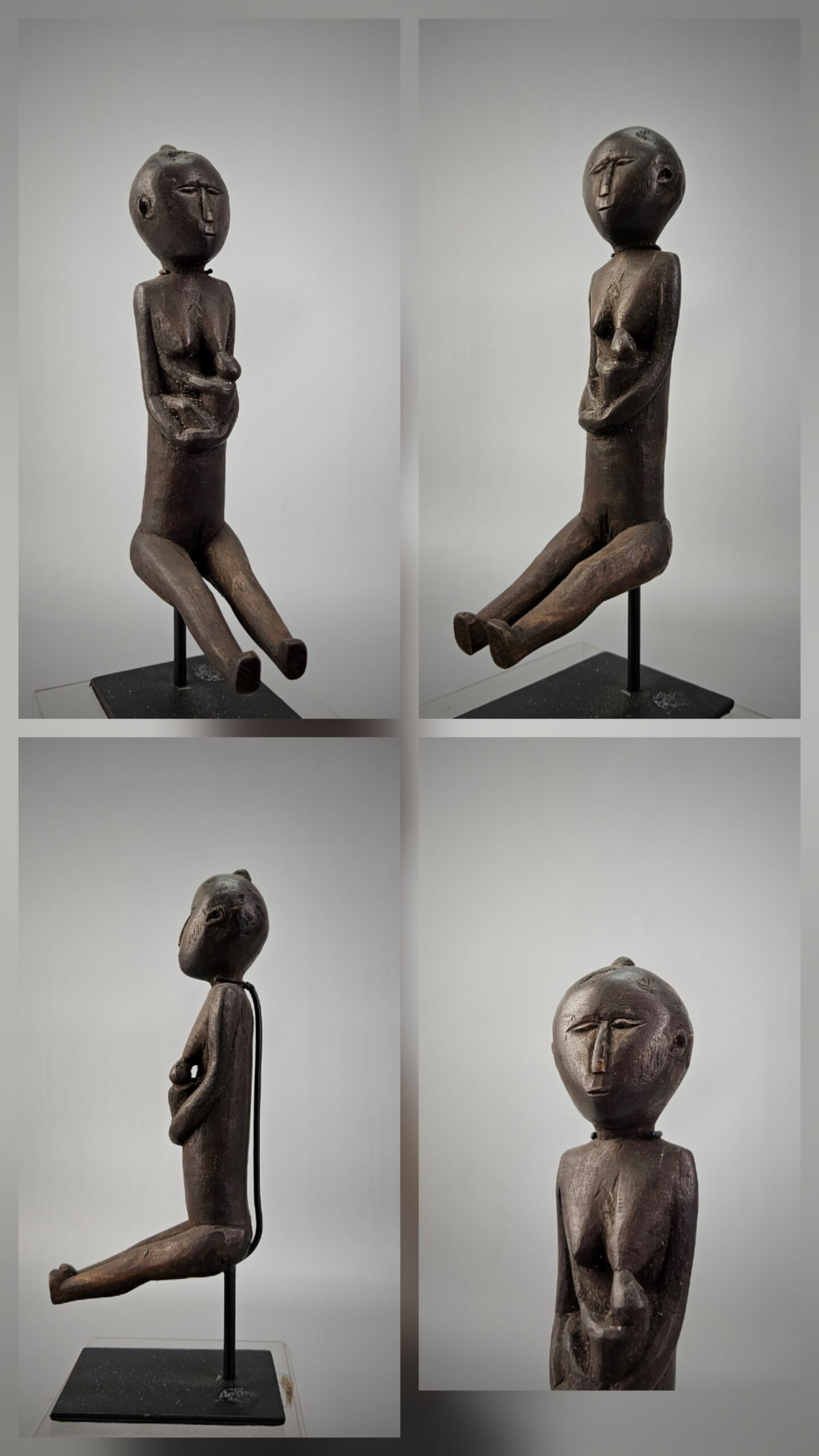 Mother and Child Figure From Sumba - Image 11
