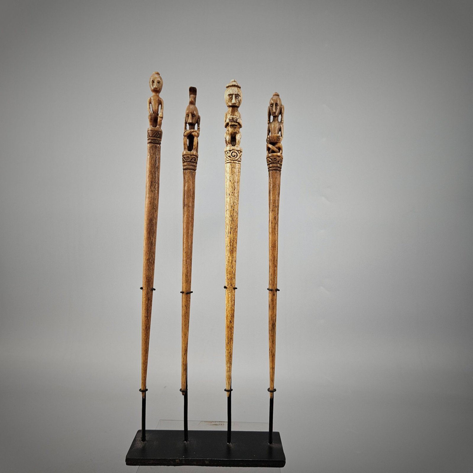 Four Ceremonial Hair Pins from the Lesser Sunda Islands - Image 2