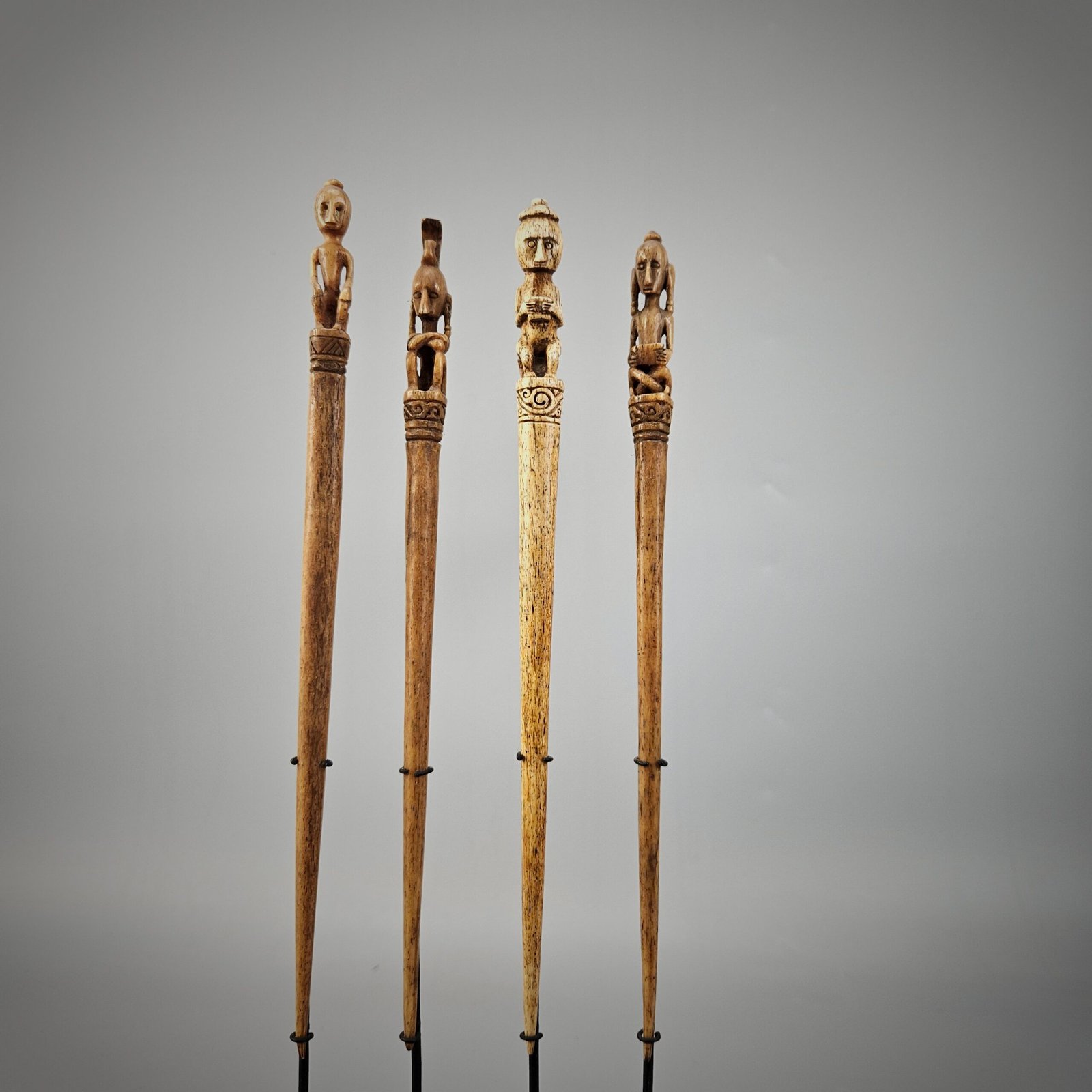 Four Ceremonial Hair Pins from the Lesser Sunda Islands - Image 8