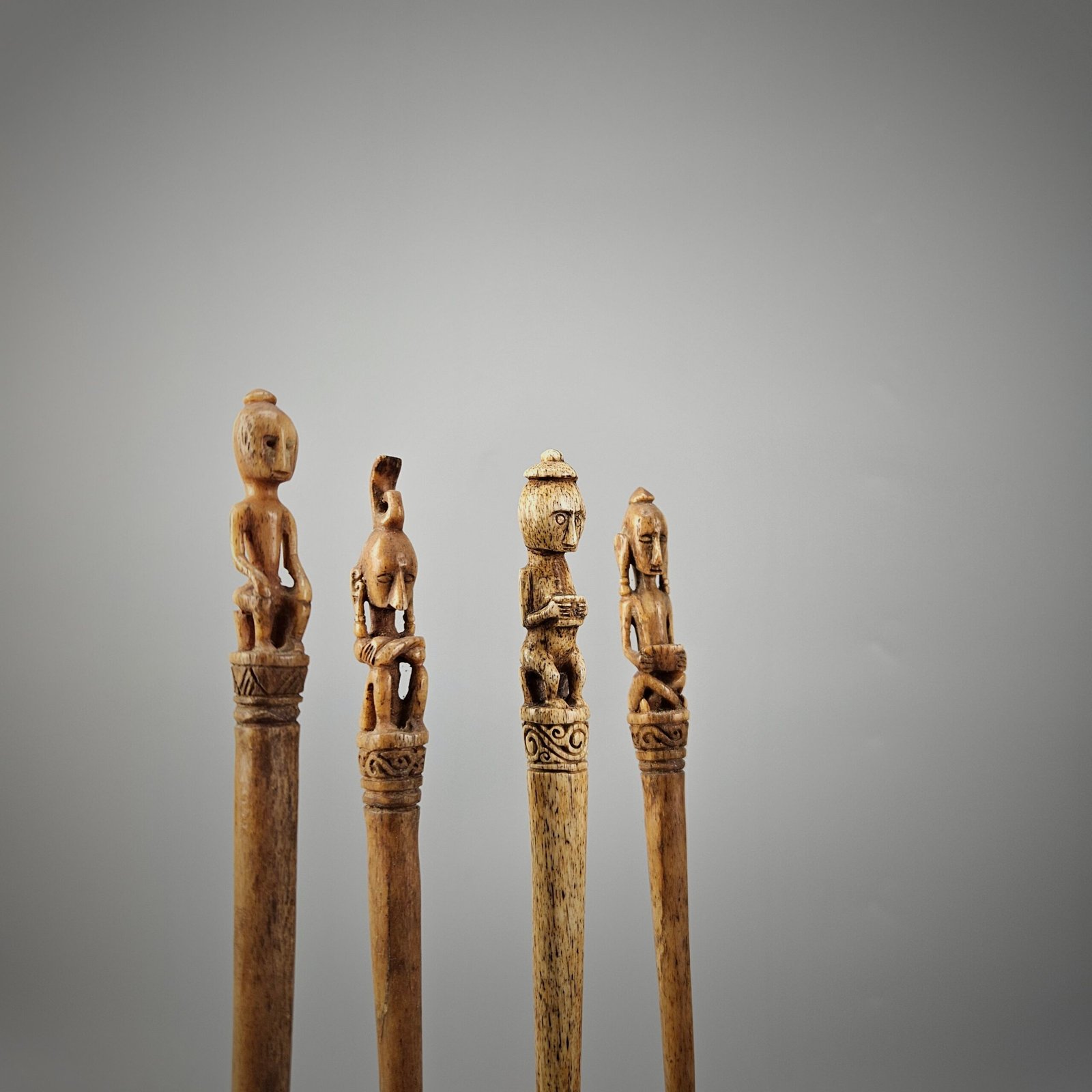 Four Ceremonial Hair Pins from the Lesser Sunda Islands - Image 6