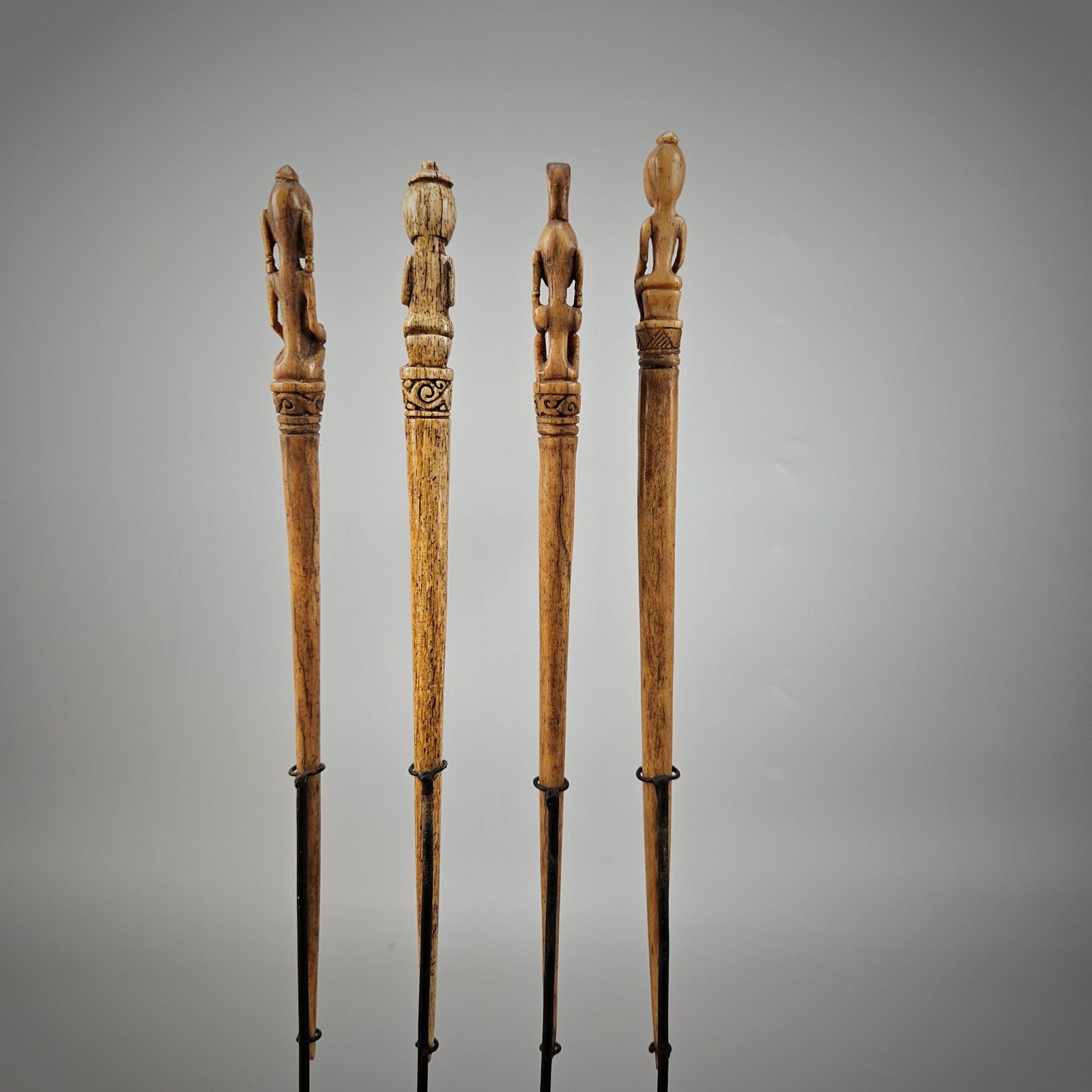 Four Ceremonial Hair Pins from the Lesser Sunda Islands - Image 5