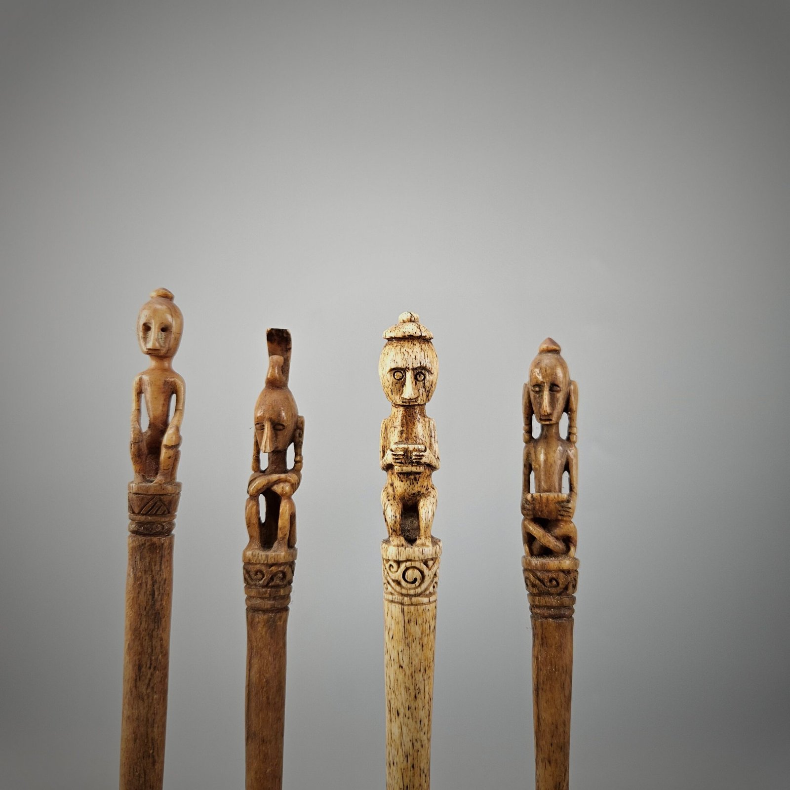 Four Ceremonial Hair Pins from the Lesser Sunda Islands - Image 4