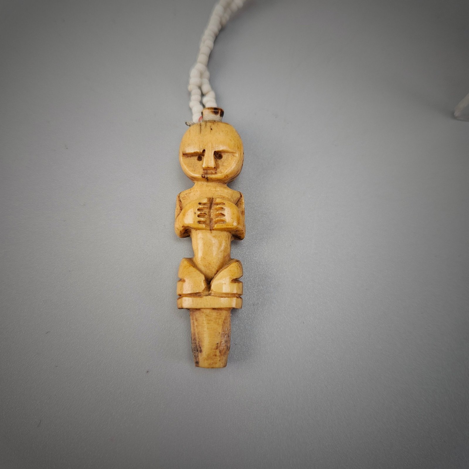 Elixir Bottle Adorn with White Beads from Nusa Tenggara - Image 4