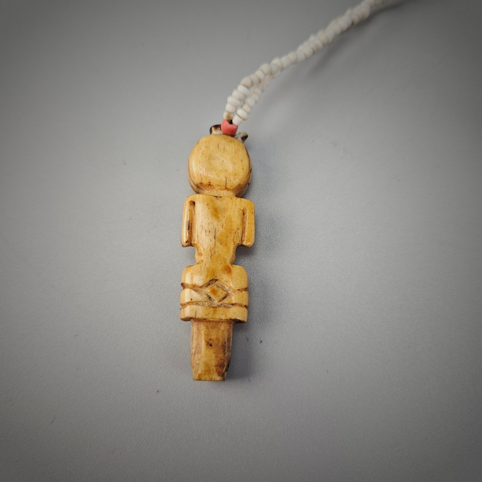 Elixir Bottle Adorn with White Beads from Nusa Tenggara - Image 3