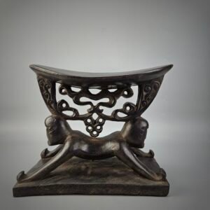 Wooden Head Rest From  Cenderawasih Bay Papua