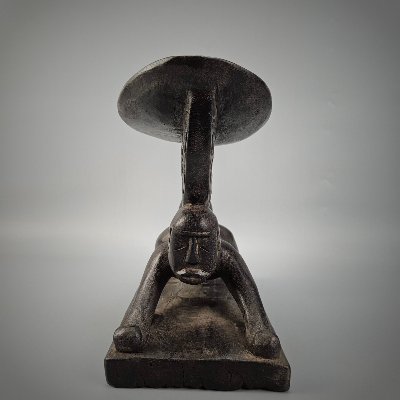 Wooden Head Rest From Cenderawasih Bay Papua - Image 6